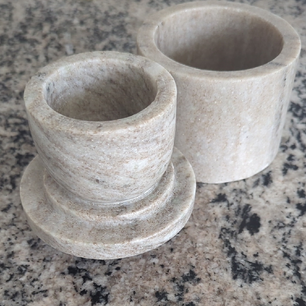 Hearth & Hand Stoneware Canister with Black Lid - Picture 3 of 4